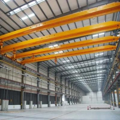 Overhead Crane Ld Lh Qd Wire Rope Electric Hosit Single Girder Beam Bridge Crane