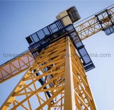 Suntec Qtz125 Fixed Construction Tower Crane Load 10 Tons Boom 65 Meters Tower Crane