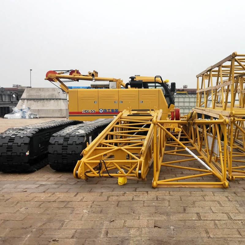 China 50 Ton 55 Ton 75 Ton 120 Ton Telescopic Crawler Crane with Factory Price