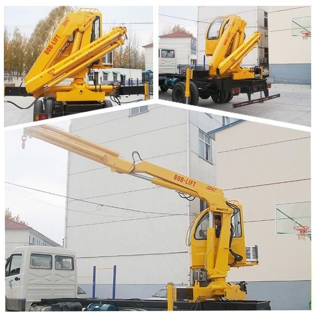 4 Ton Manual Lorry Crane Truck Manufacturer