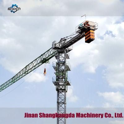 6t Topkit Tower Crane Qtp63-5510 Flat Top Tower Crane, Topless Tower Crane for Sale