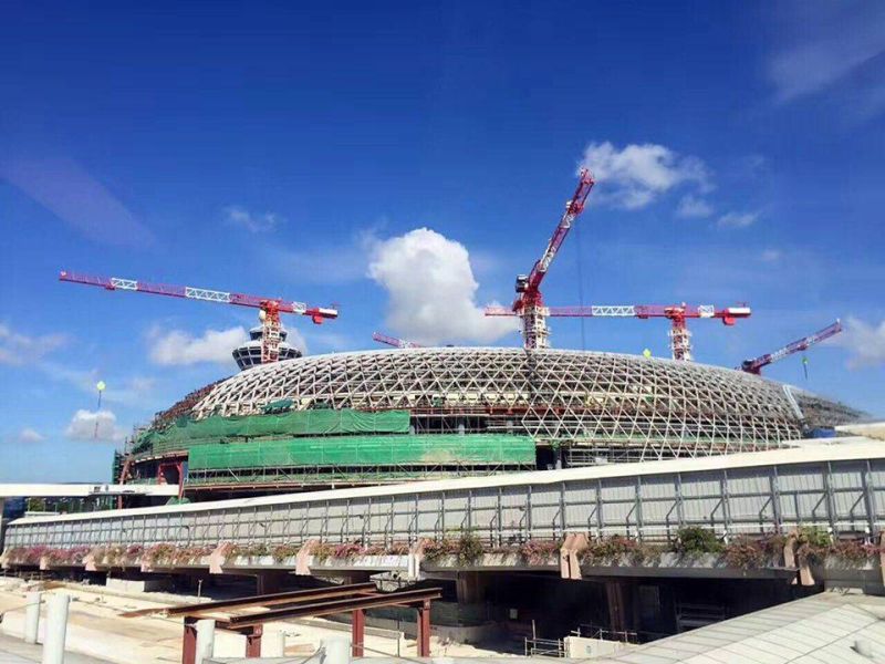 Hot Sale Zoomlion 65m Jib Tower Crane Tc6520-10
