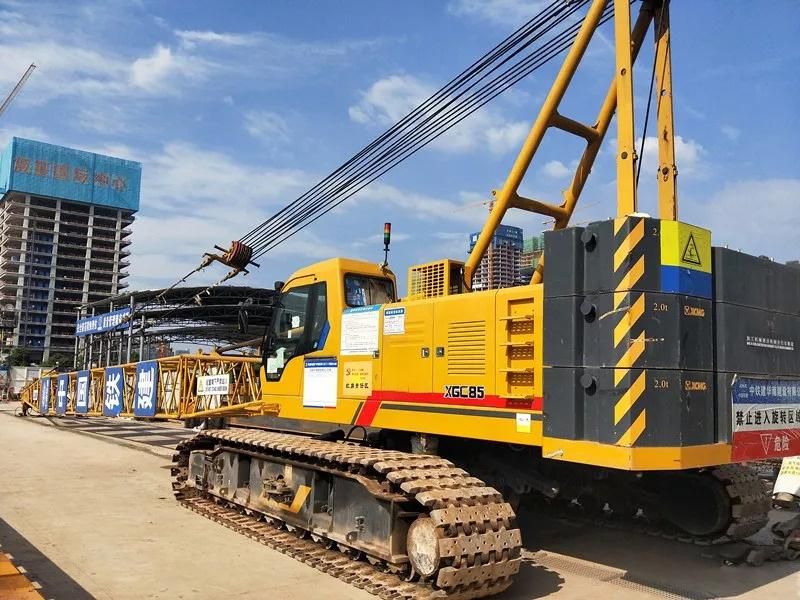 Xgc85 85 Ton Hoisting Machine Telescopic Boom Crawler Crane Price